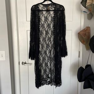 Lace kimono